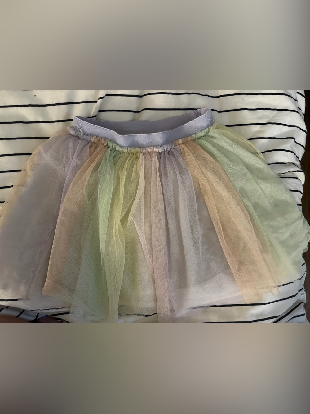 Garanimals Pastel Layered Tulle Skirt in Lavender, Mint & Peach